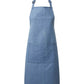 Colours bib apron with pocket PR154