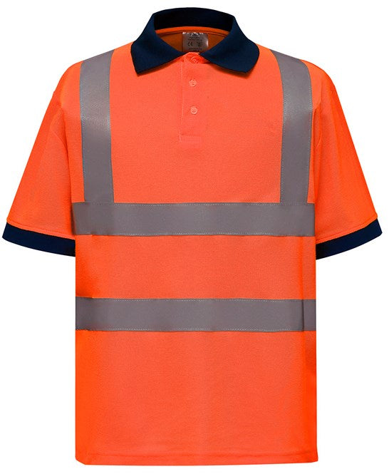 Hi-vis short sleeve polo YK020