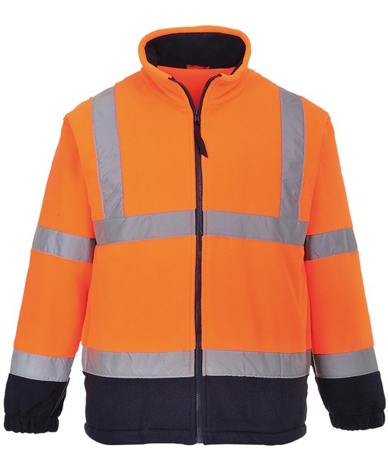 Hi-vis mesh-lined fleece PW963