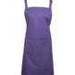 Colours bib apron with pocket PR154