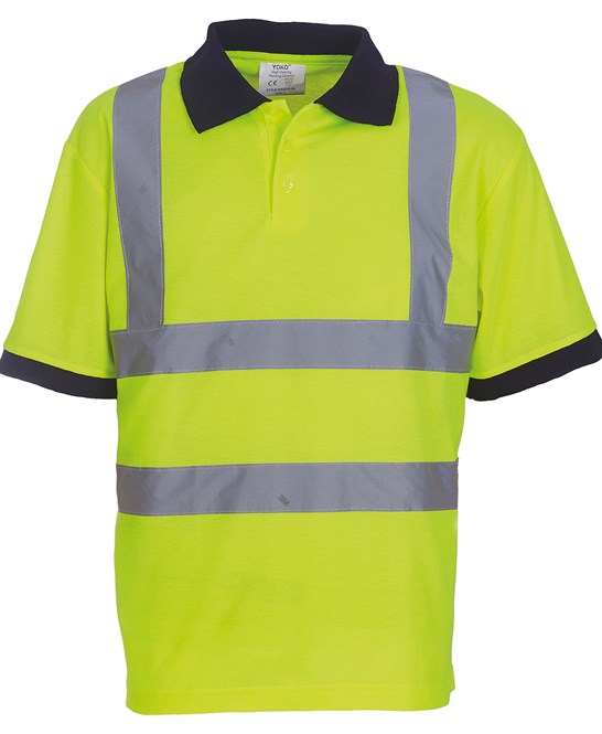 Hi-vis short sleeve polo YK020